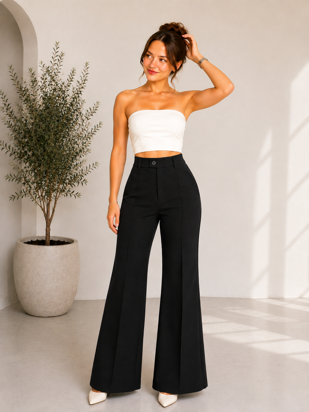 Pantalon Femme Large classic