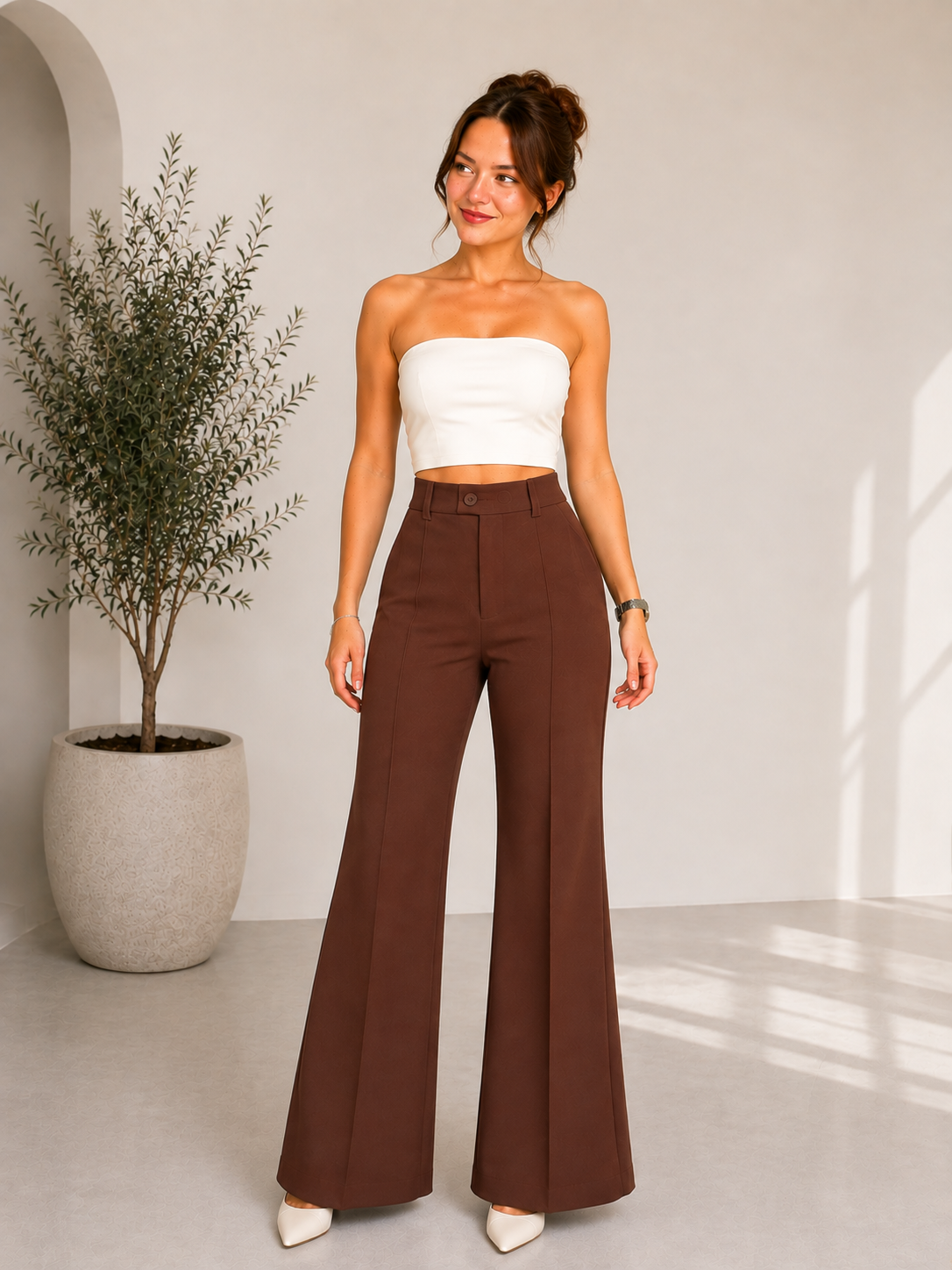 Pantalon Femme Large classic