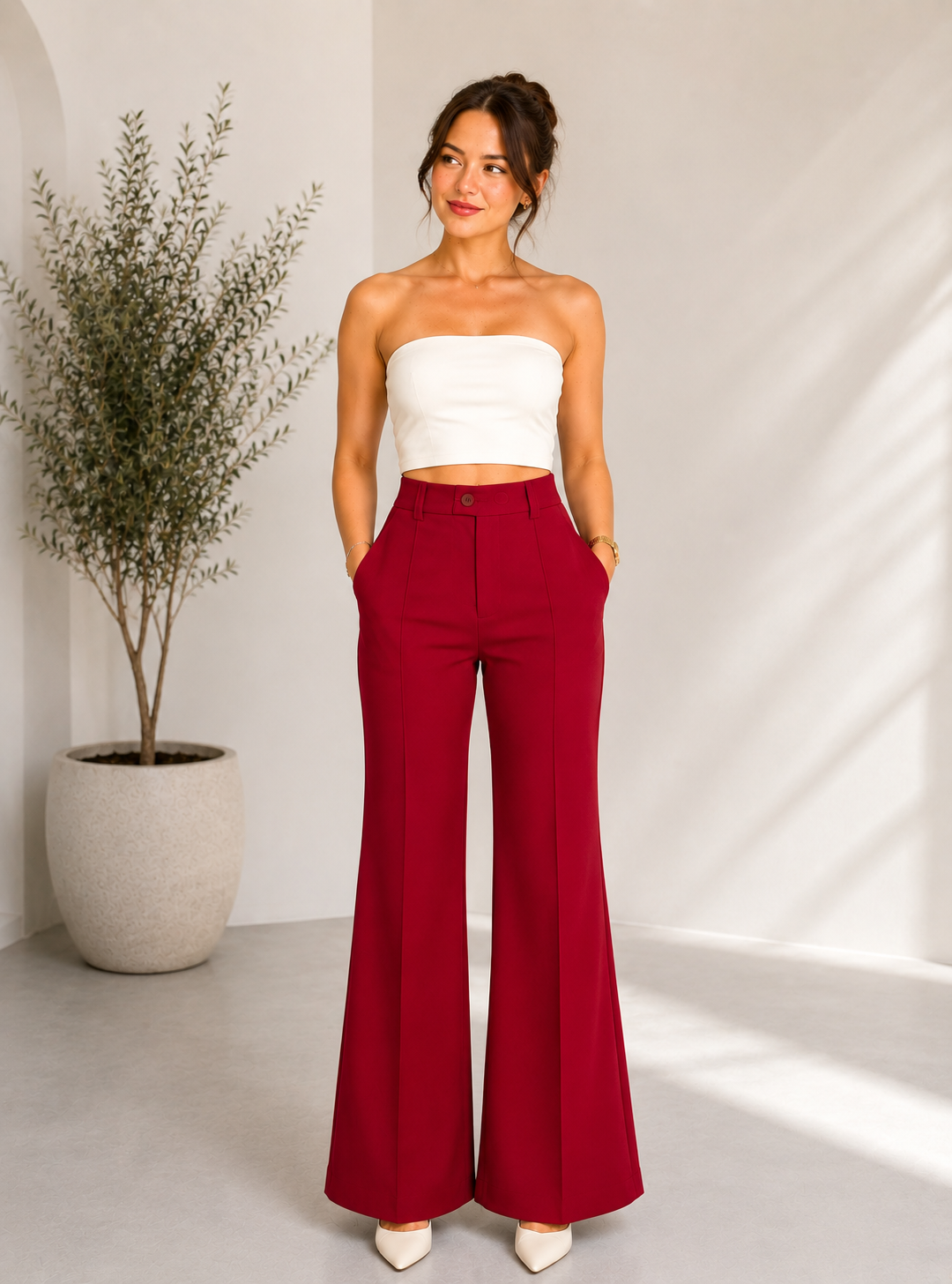 Pantalon Femme Large classic