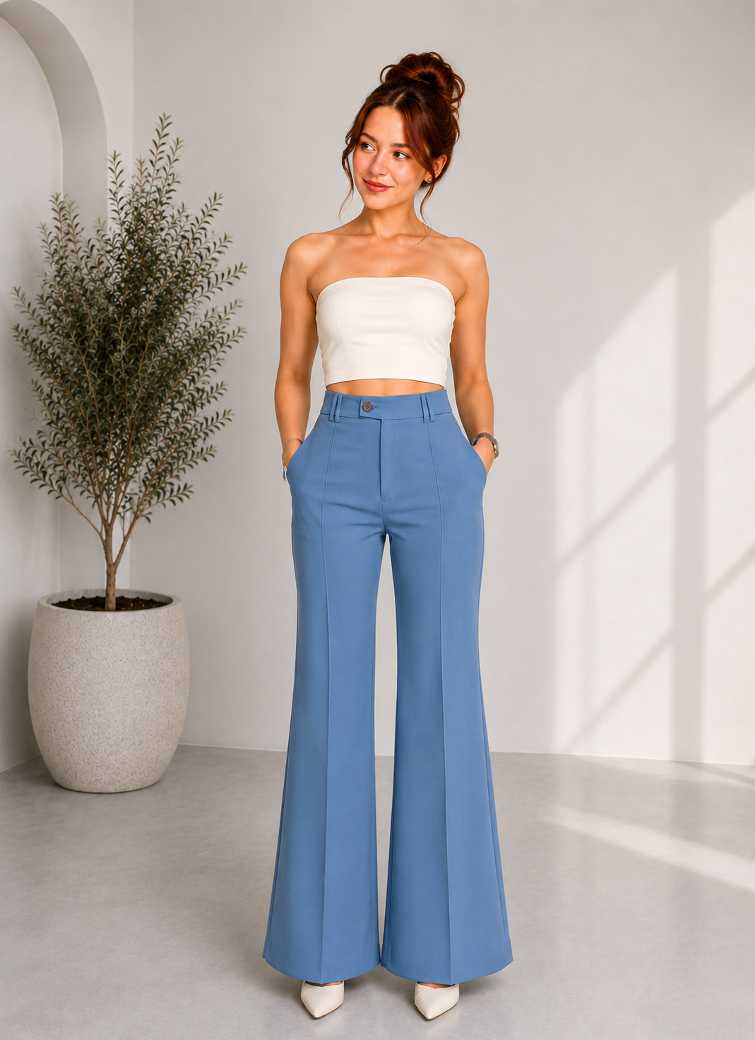 Pantalon Femme Large classic