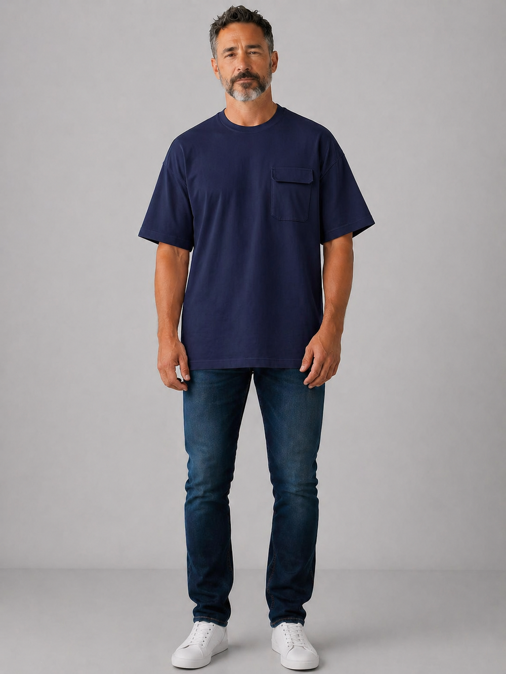 T-shirt oversize + poche 306