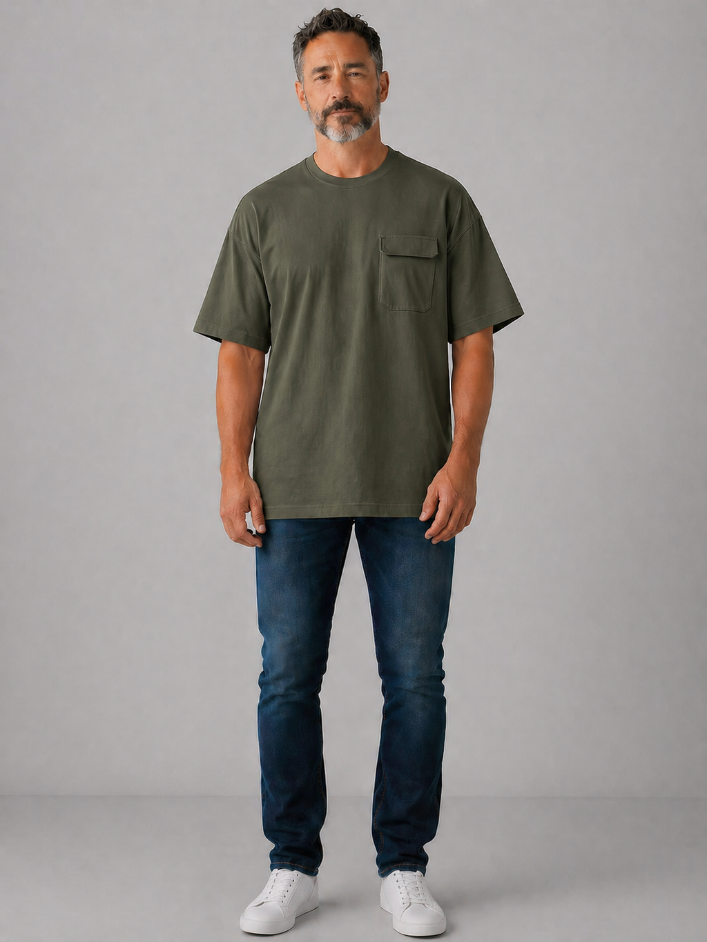 T-shirt oversize + poche 306