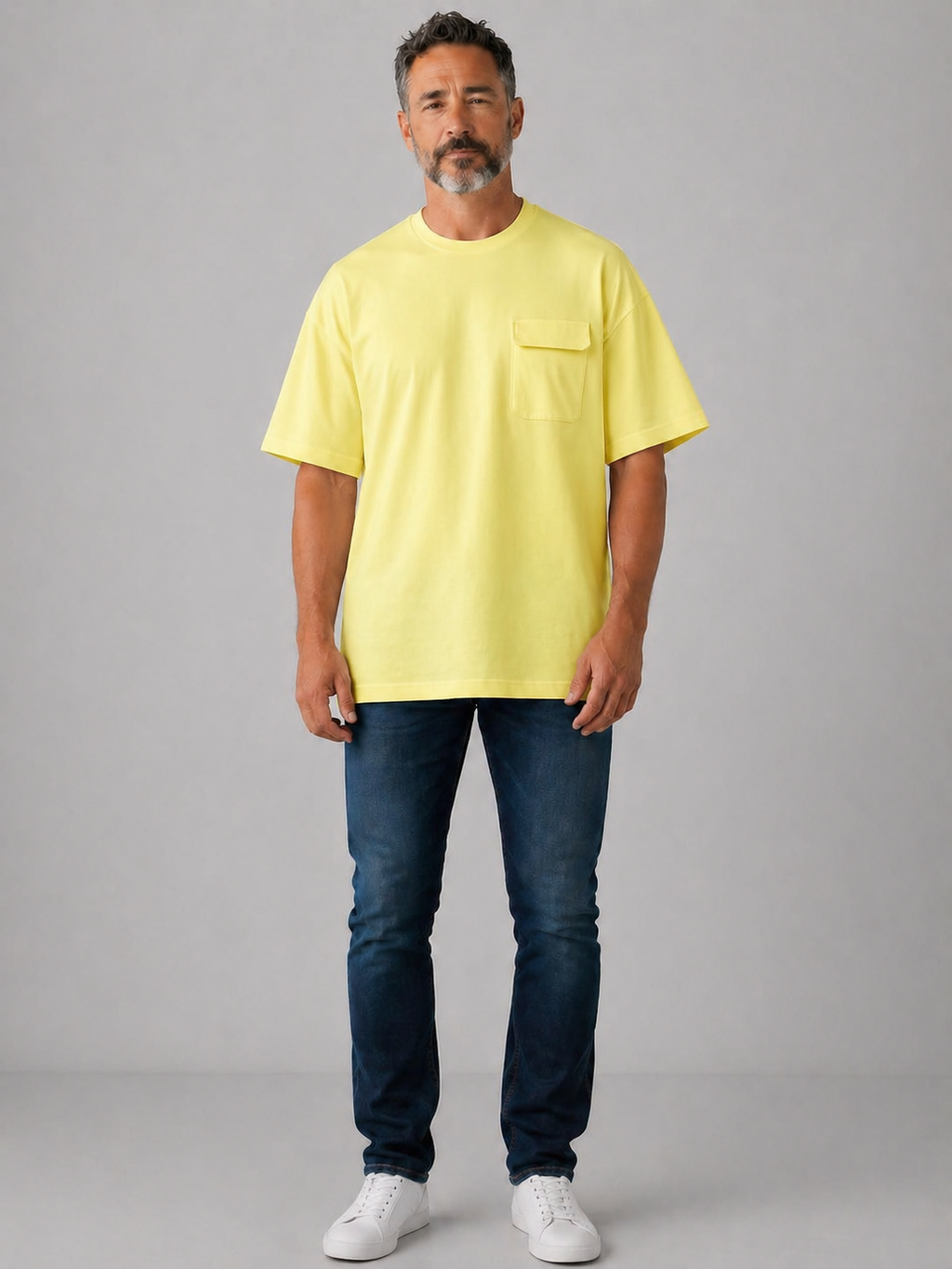 T-shirt oversize + poche 306