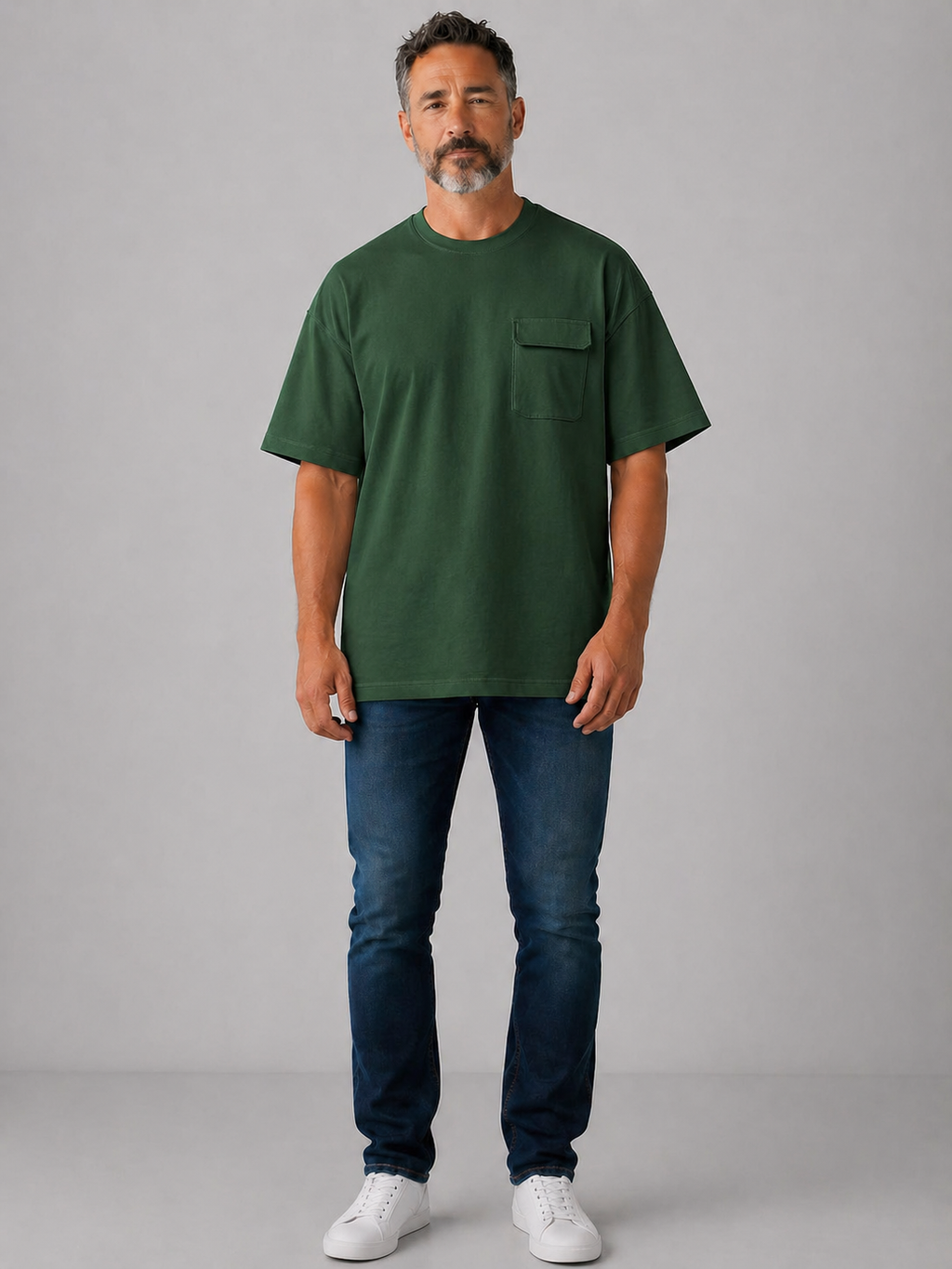 T-shirt oversize + poche 306