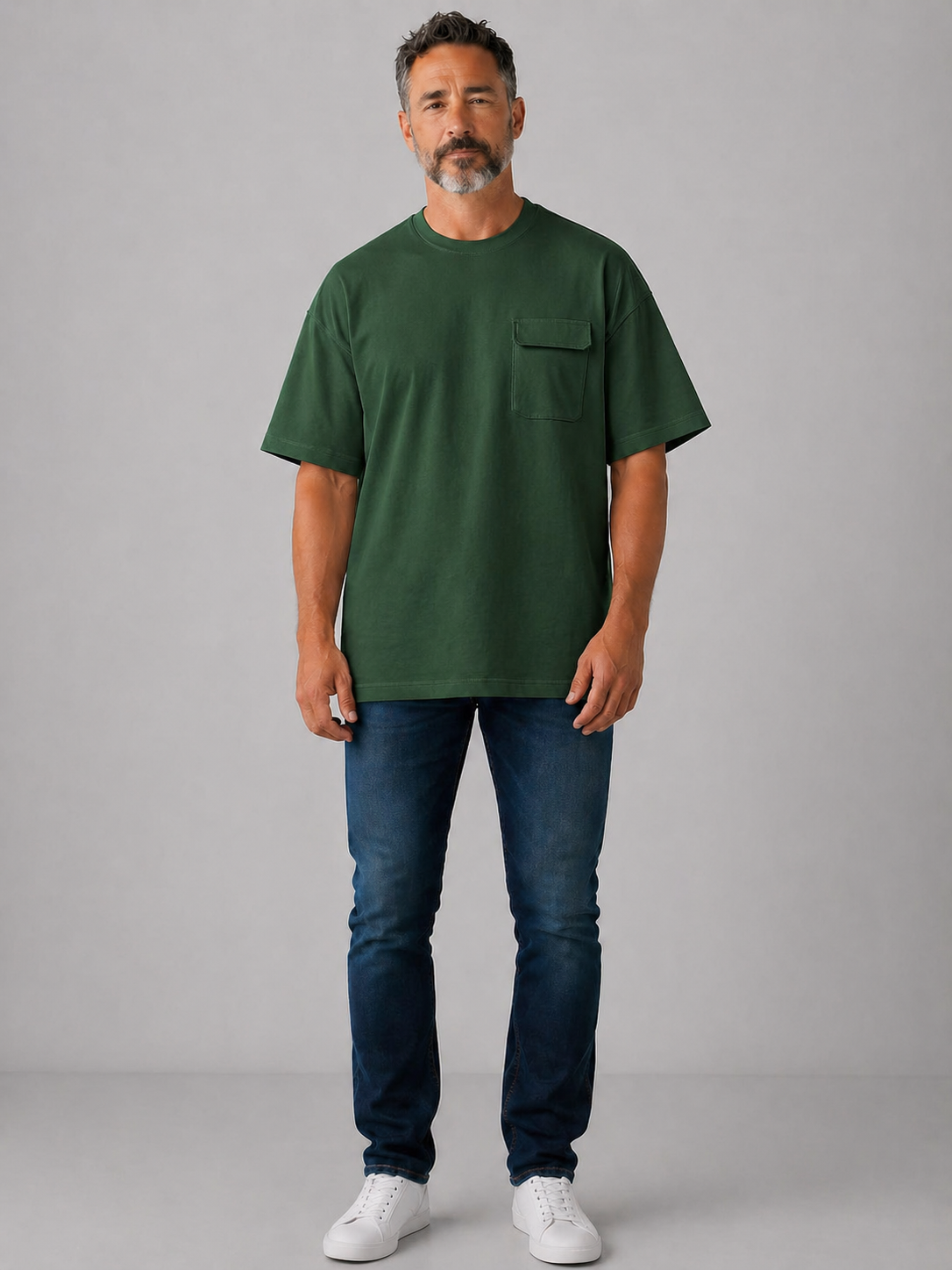 T-shirt oversize + poche 306