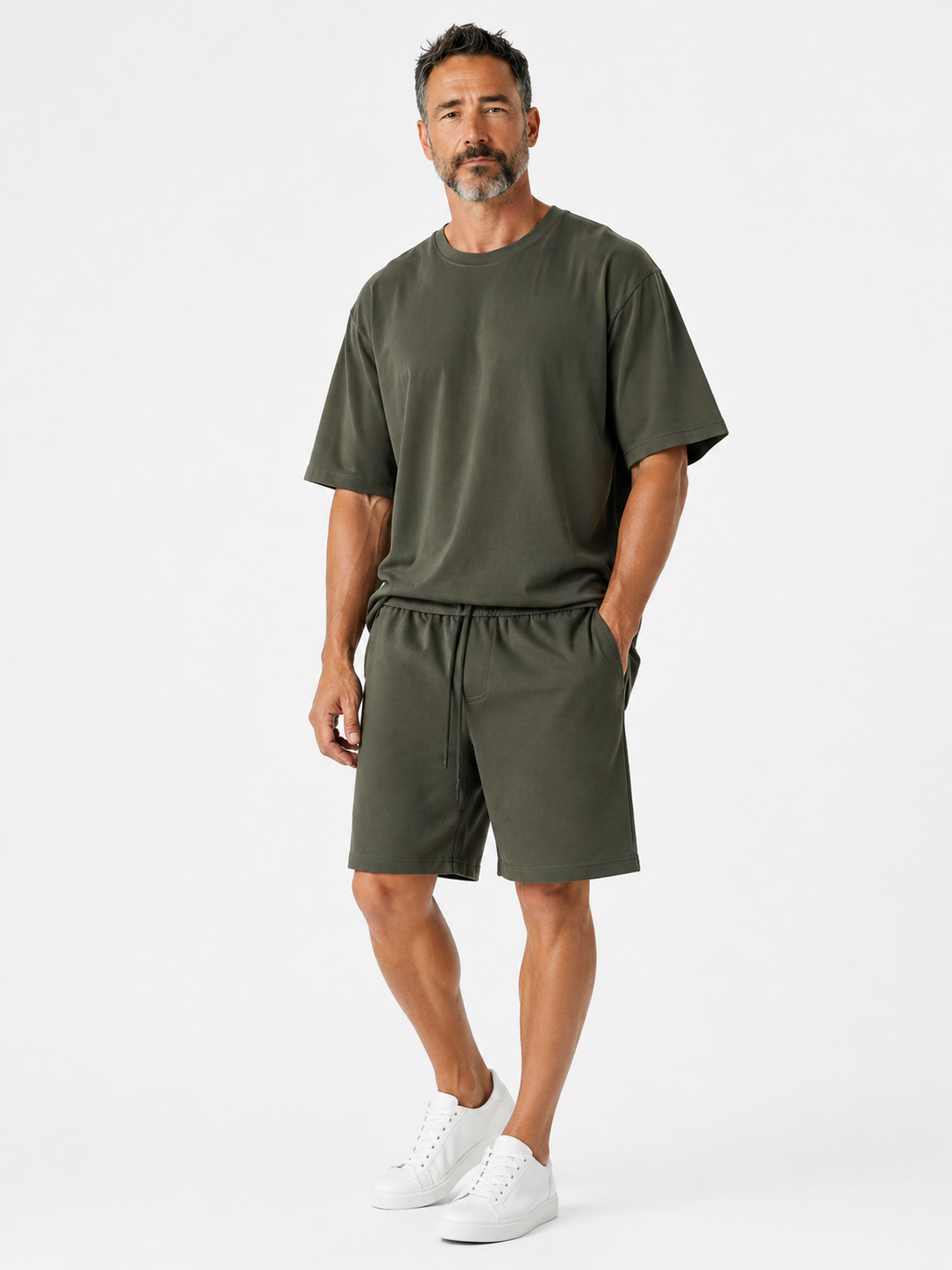 Ensemble simple T-shirt &Short -011