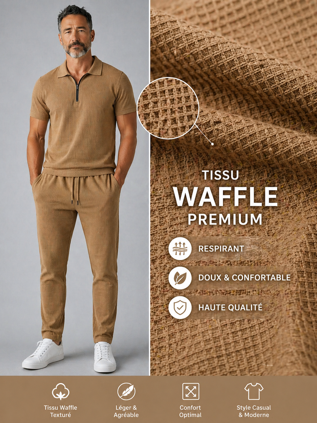 Ensemble Polo – Casual Chic & Confort