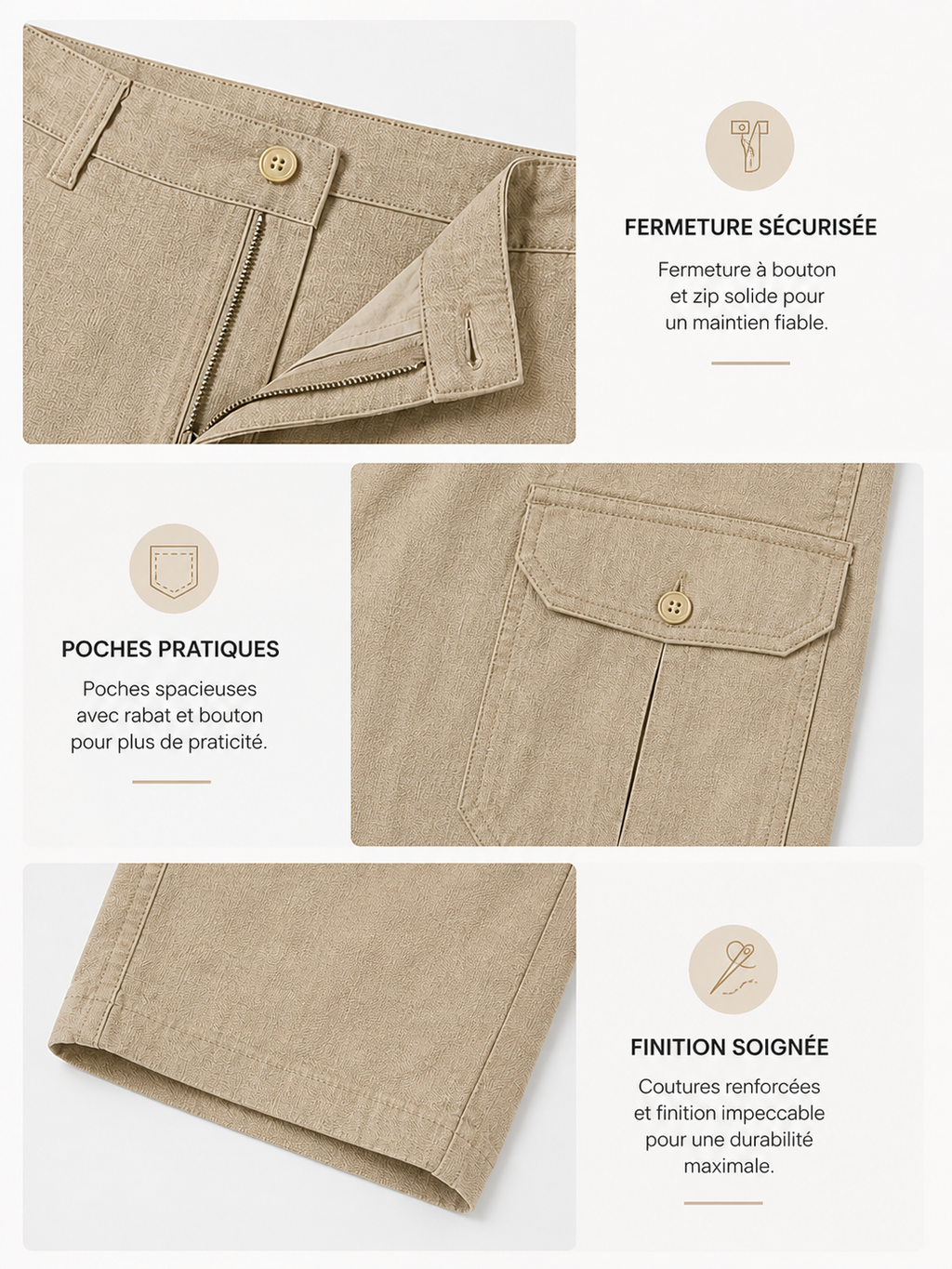 Short Cargo Homme-618