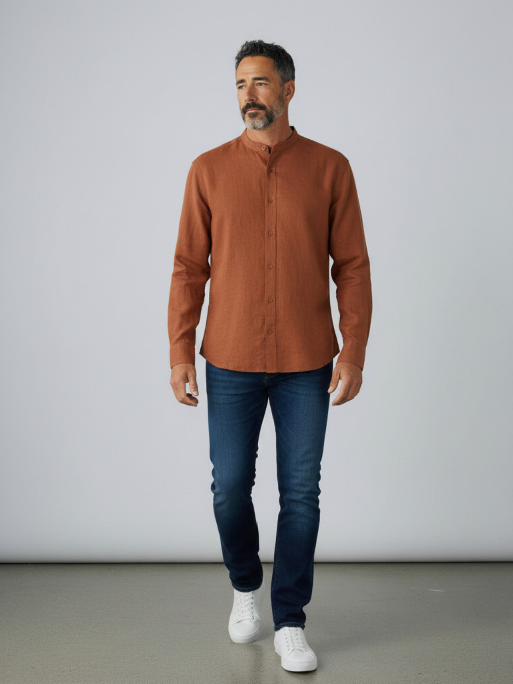 Chemise effet Lin - Homme611