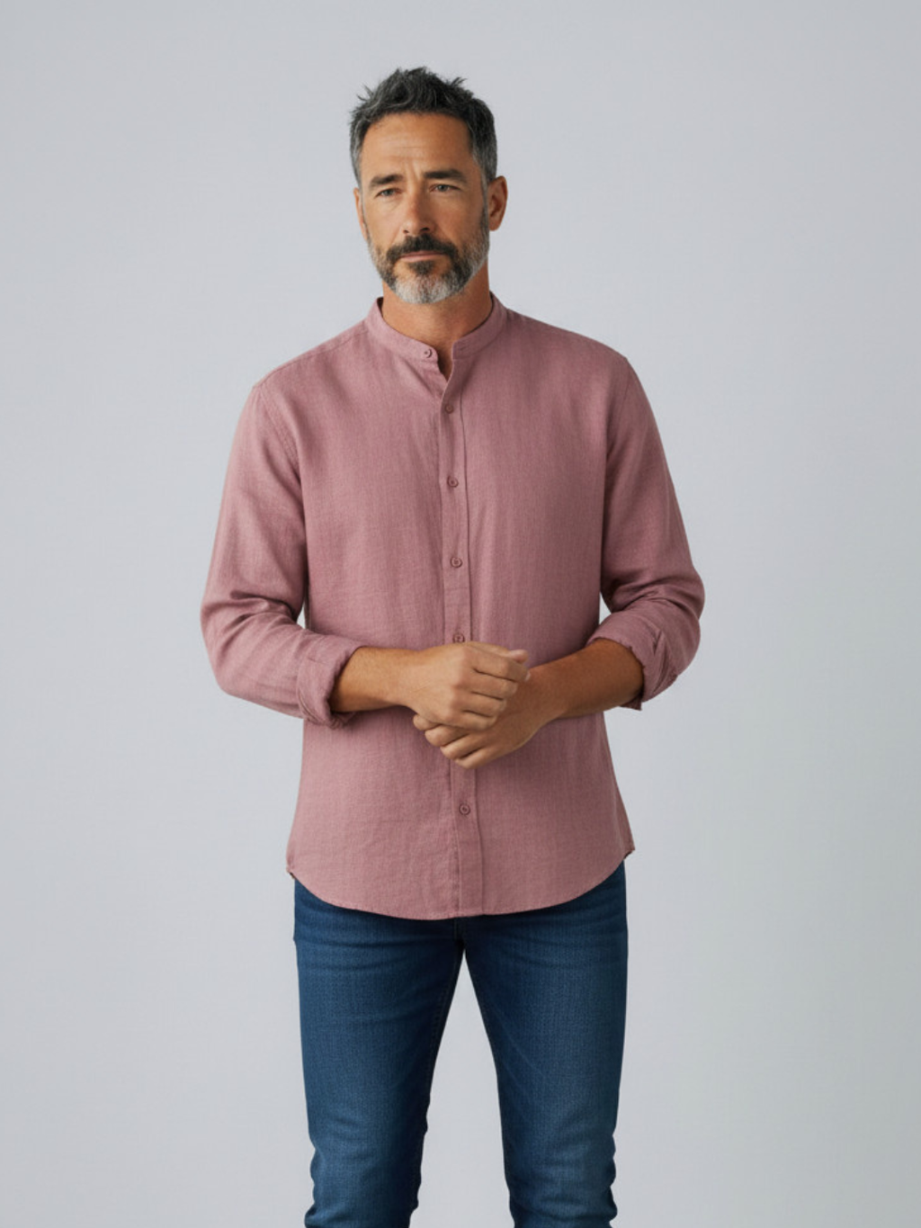 Chemise effet Lin - Homme611