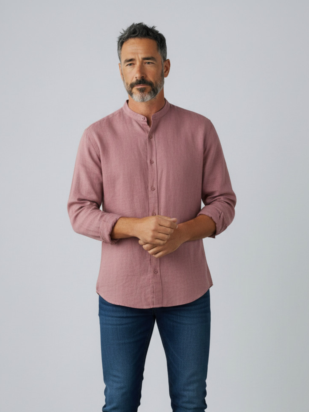 Chemise effet Lin - Homme611