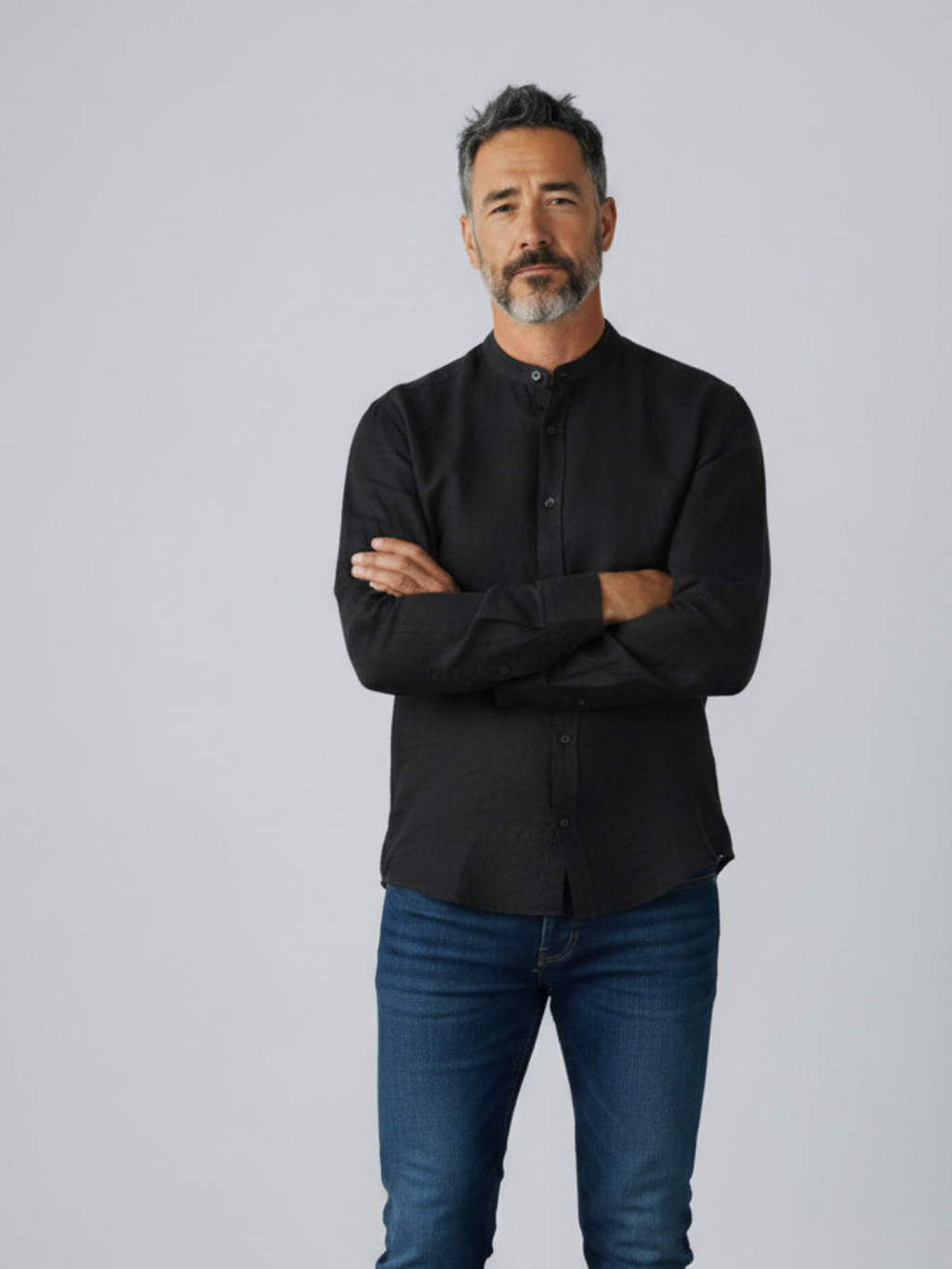 Chemise effet Lin - Homme611