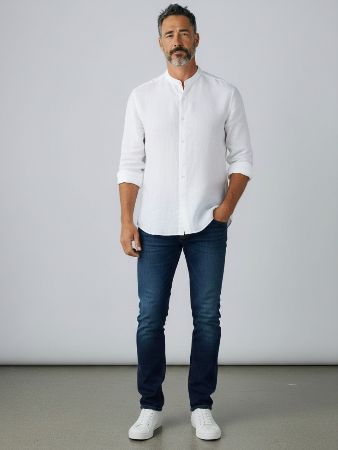 Chemise effet Lin - Homme611