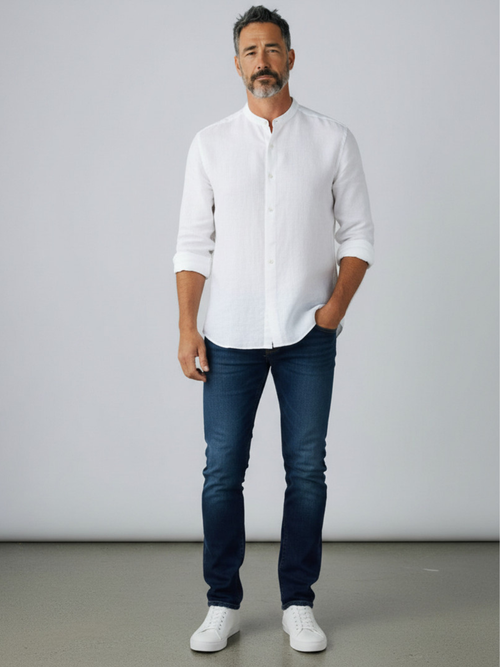Chemise effet Lin - Homme611