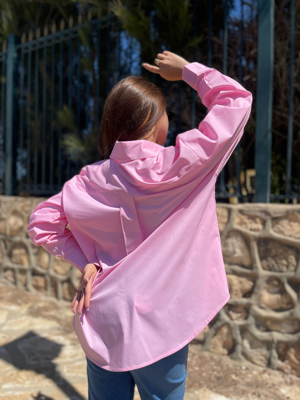 Chemise over-size femme