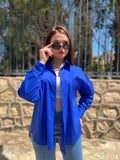 Chemise over-size femme
