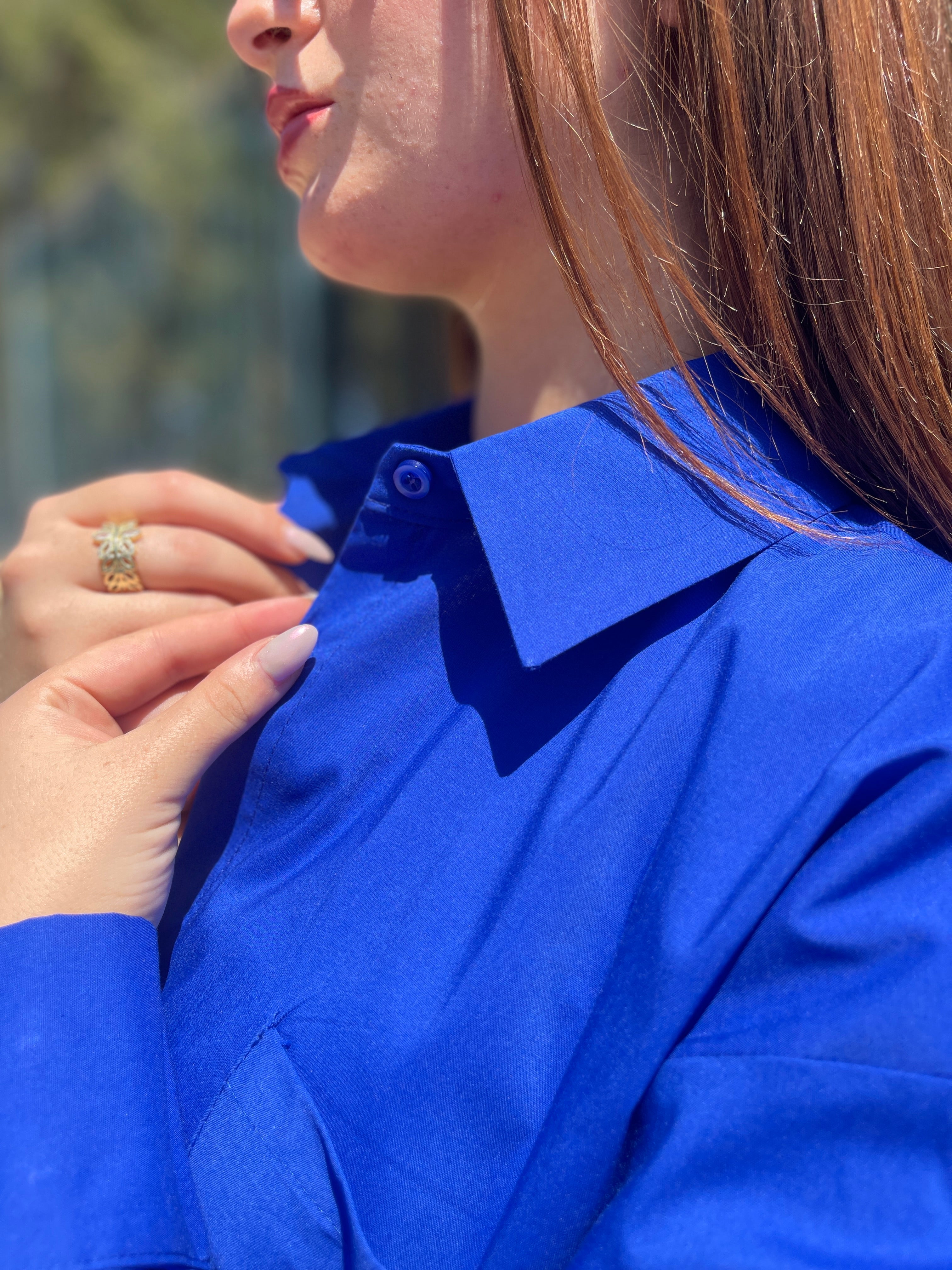 Chemise over-size femme