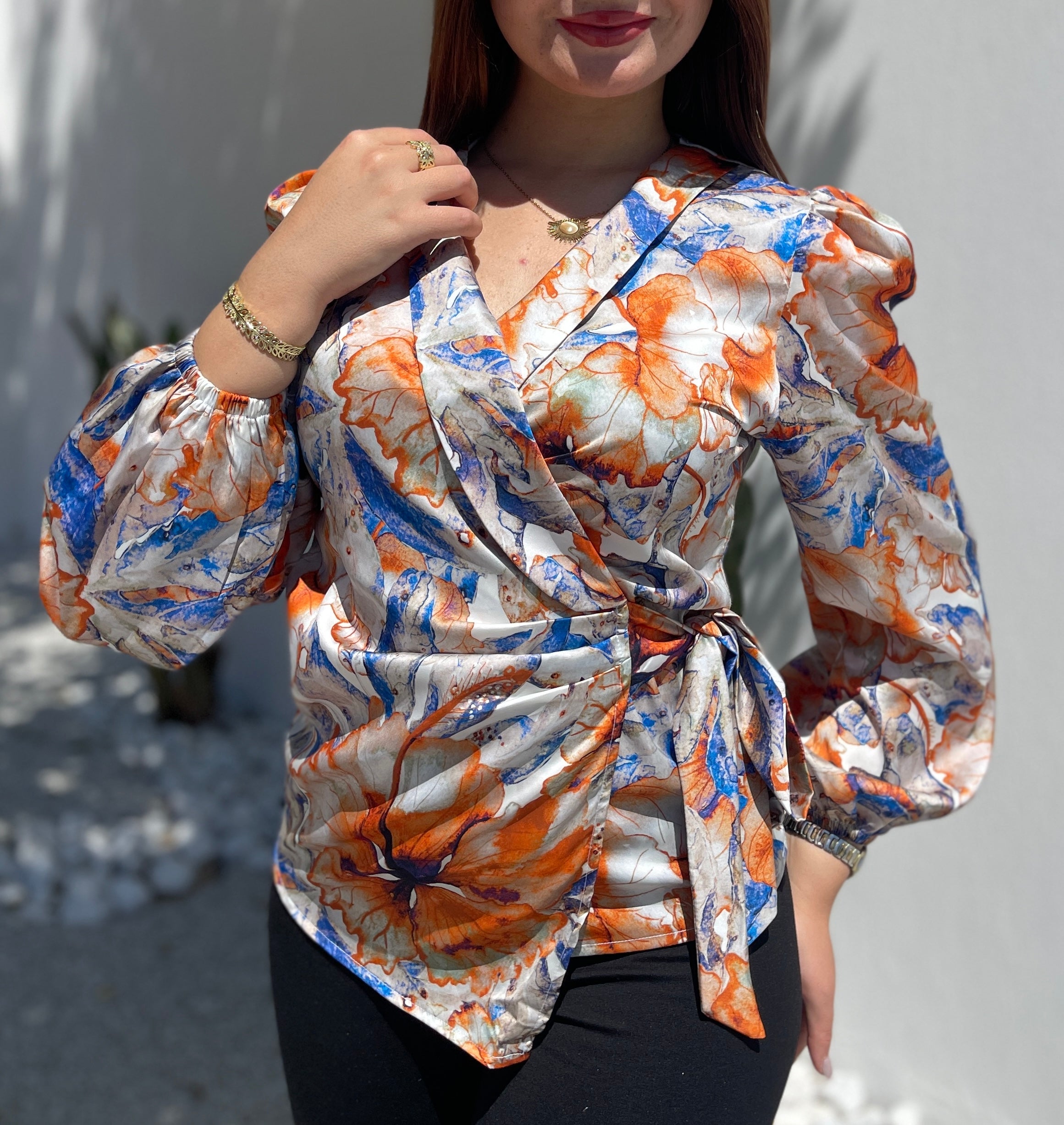 Blouse Femme Cache-Cœur