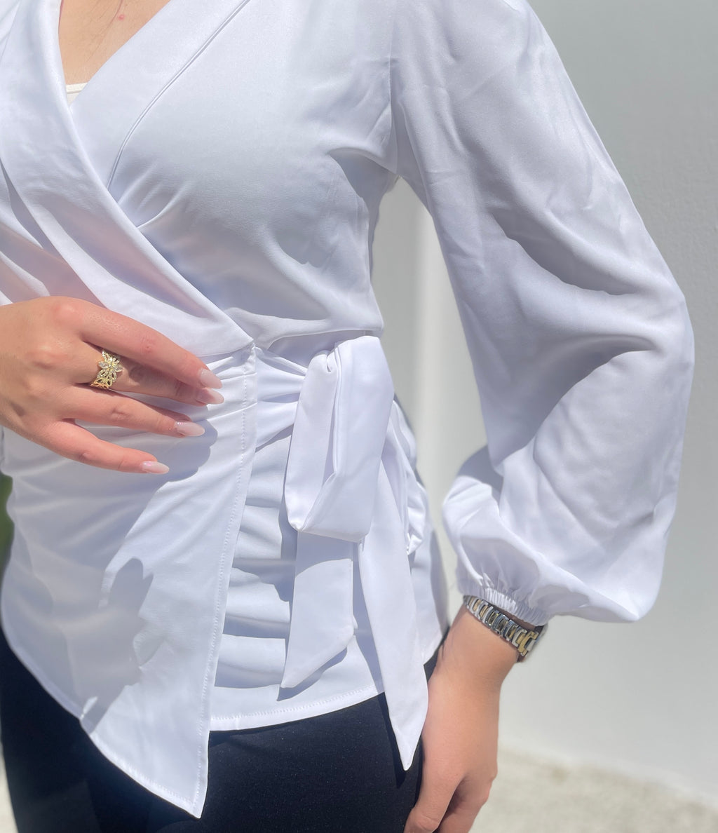 Blouse Femme Cache-Cœur