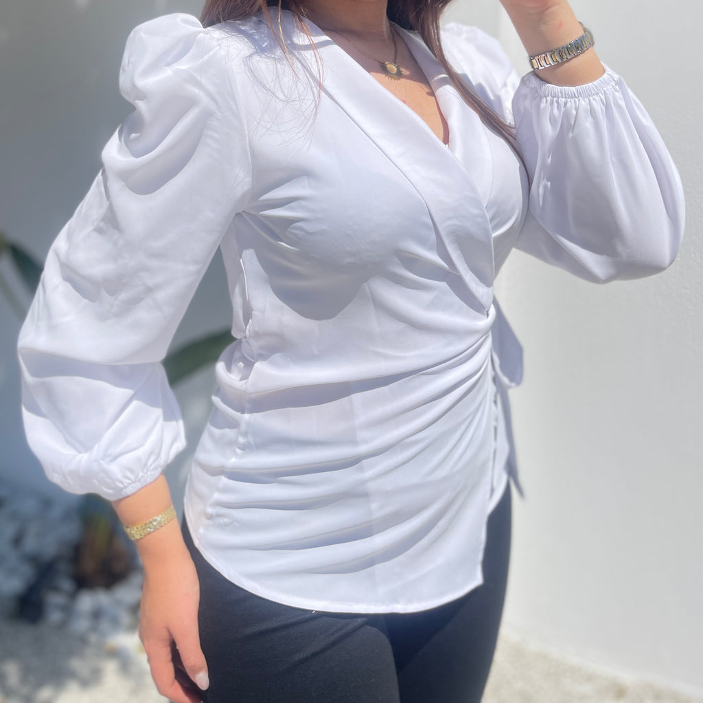 Blouse Femme Cache-Cœur