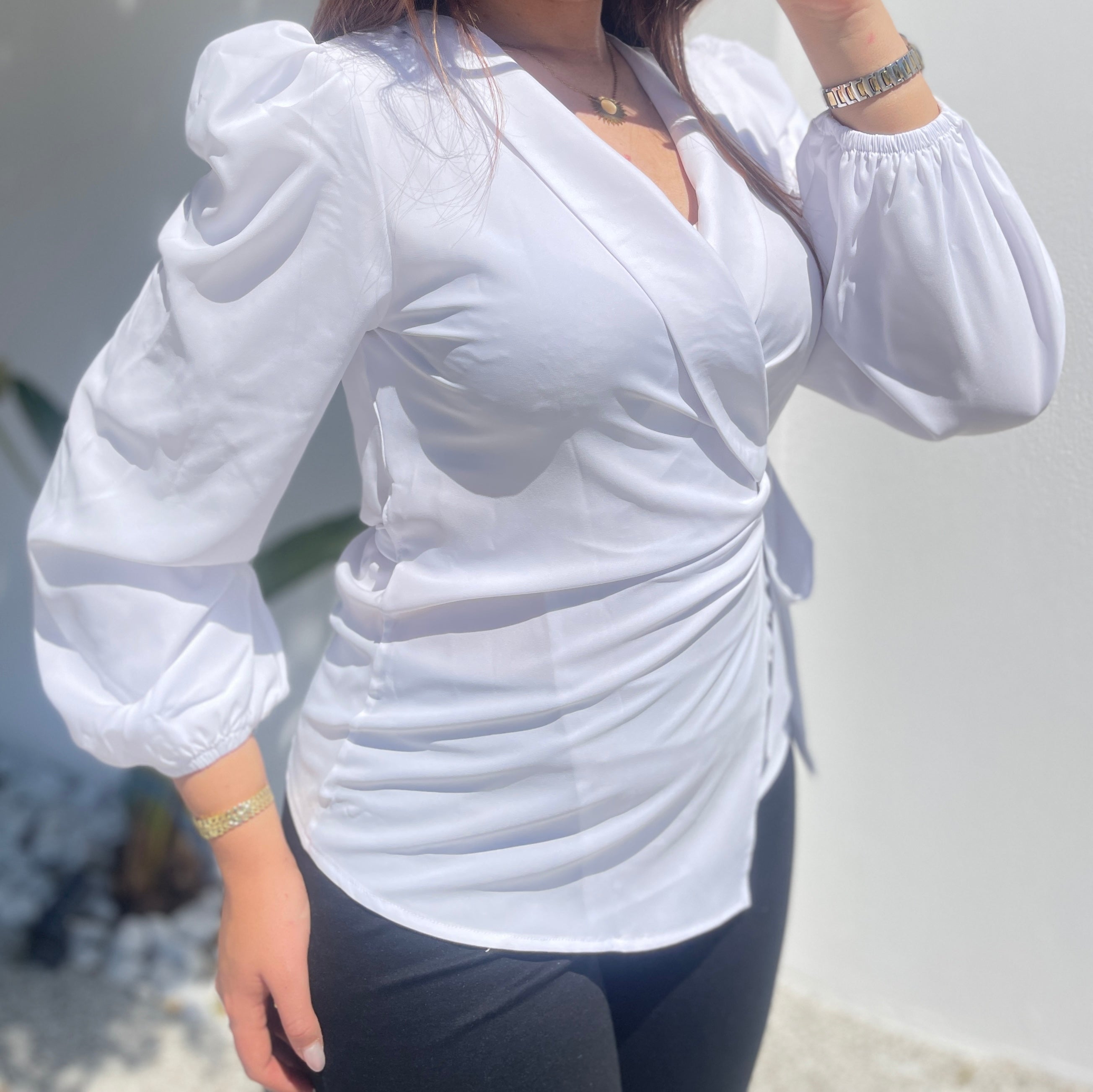 Blouse Femme Cache-Cœur