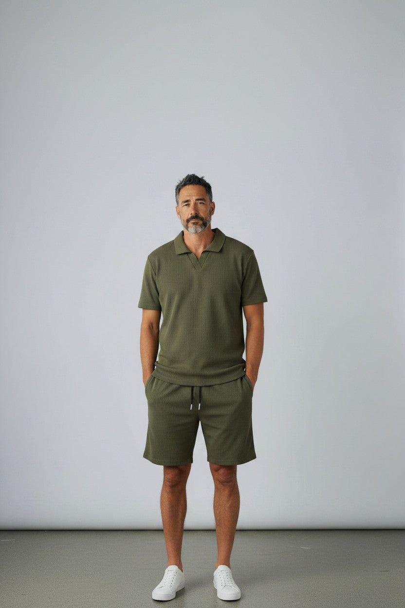 Ensemble POLO Homme  en Jacquard 637
