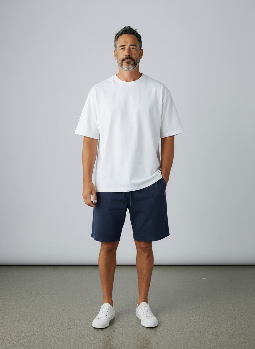 T-shirt Demi Oversize Top Qualité-794