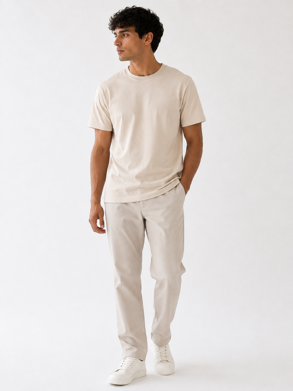 T-shirt basic col rond 569