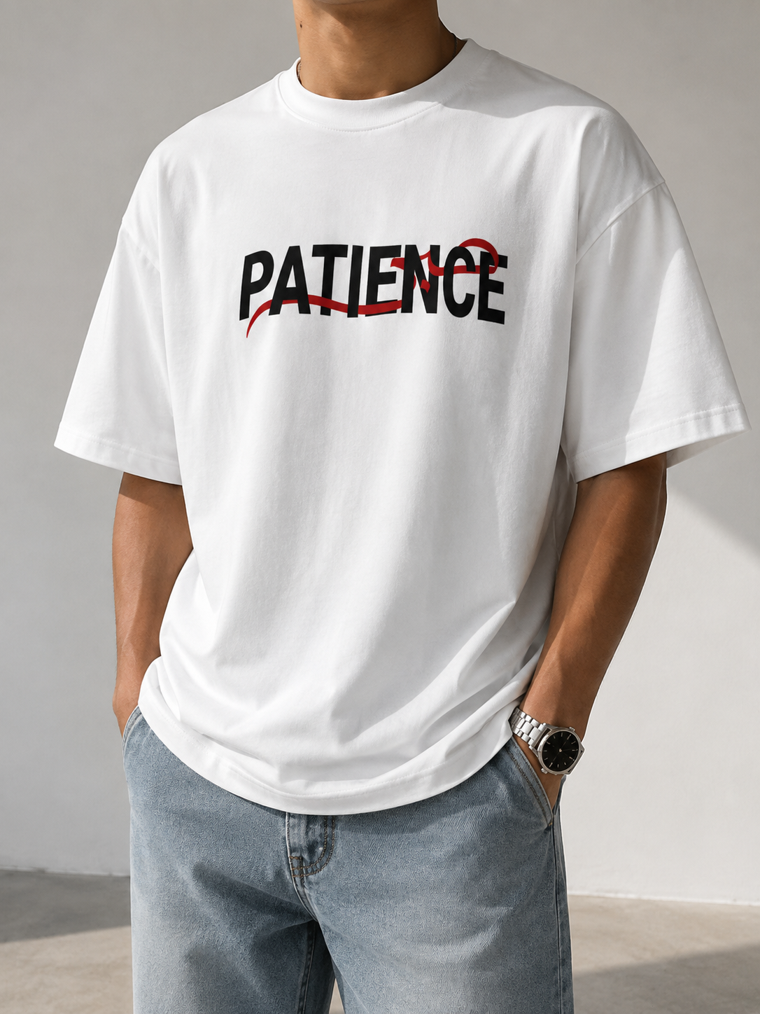 Tshirt oversize patience