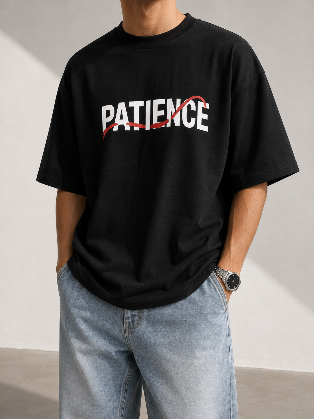 Tshirt oversize patience