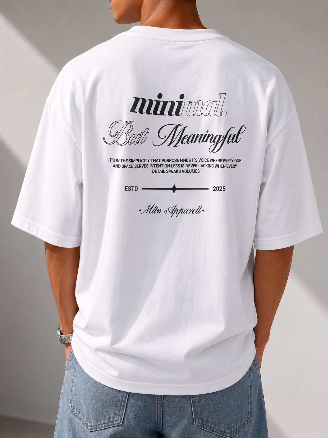 Tshirt oversize minimal