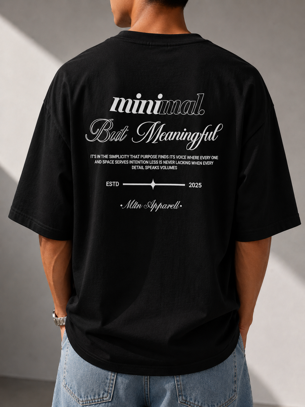 Tshirt oversize minimal