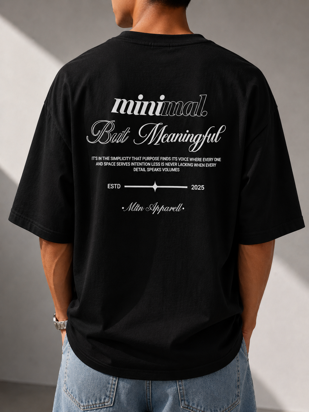 Tshirt oversize minimal
