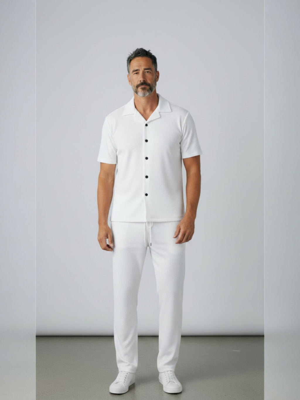 Ensemble en Jacquard – Élégance & Confort